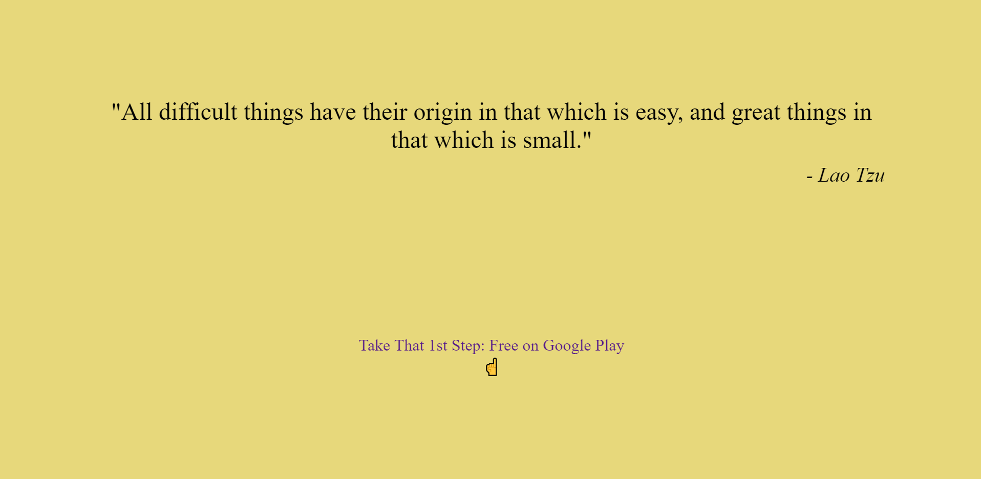 Daily Inspiration Website